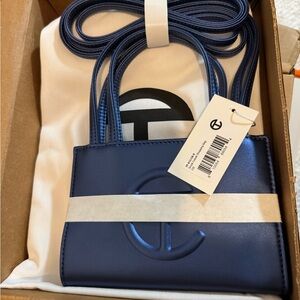 Telfar Women's cobalt small shopping bag new